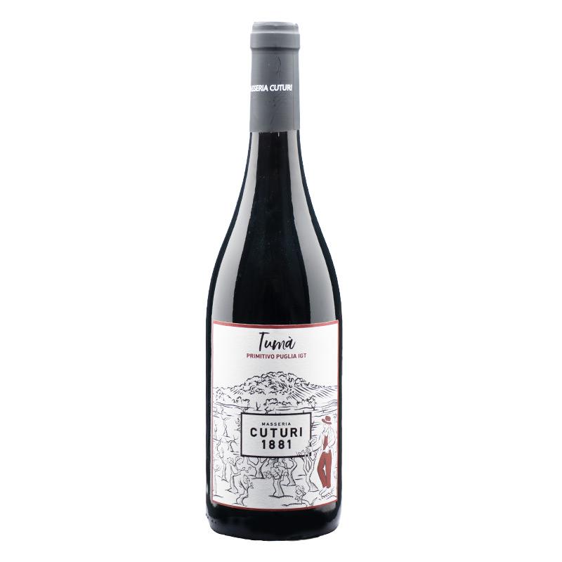 Masseria Cuturi: Primitivo IGP Puglia “Tuma” Bio, 2019 (0,75l) Wein (6854824788121)